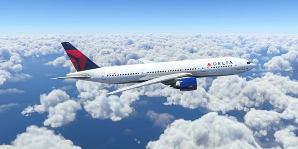 delta airlines clouds