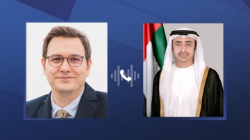 Photo: Abdullah bin Zayed condoles Czech Minister of Foreign Affairs over shooting victims