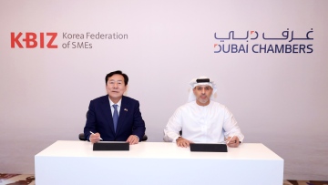 Photo: Dubai Chambers inks MoU with Korea Federation of SMEs to enhance cooperation between the business communities in Dubai and South Korea