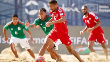 Photo: UAE Beach Soccer Team beat Mexico 5-4 to finish second in Spain