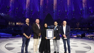 Photo: Expo City Dubai unveils calendar of new experiences as Al Wasl sets Guinness World Records™ title for largest interactive immersive dome