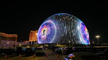 Photo: U2 concert uses stunning visuals to open massive Sphere venue in Las Vegas