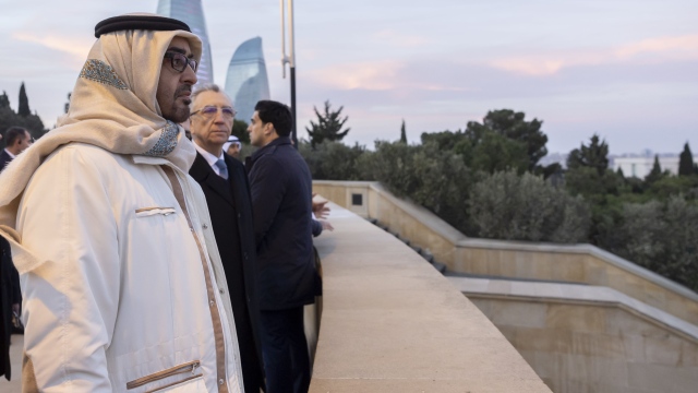 Photo: UAE President visits Tomb of National Leader, Martyrs’ Lane in Baku during official visit to Azerbaijan